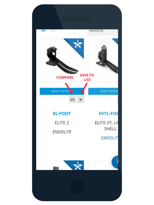 COMPARE SAVED LIST PHONE